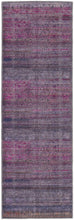 4' X 6' Pink And Purple Floral Power Loom Area Rug
