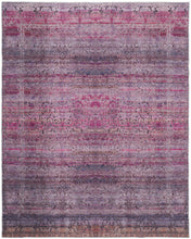 4' X 6' Pink And Purple Floral Power Loom Area Rug