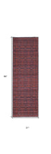 4' X 6' Red And Black Floral Power Loom Area Rug