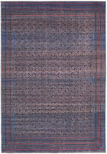 4' X 6' Blue Pink And Purple Floral Power Loom Area Rug