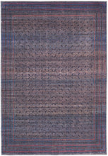 4' X 6' Blue Pink And Purple Floral Power Loom Area Rug