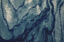 Blue Ivory And Green Runner Rug 12'