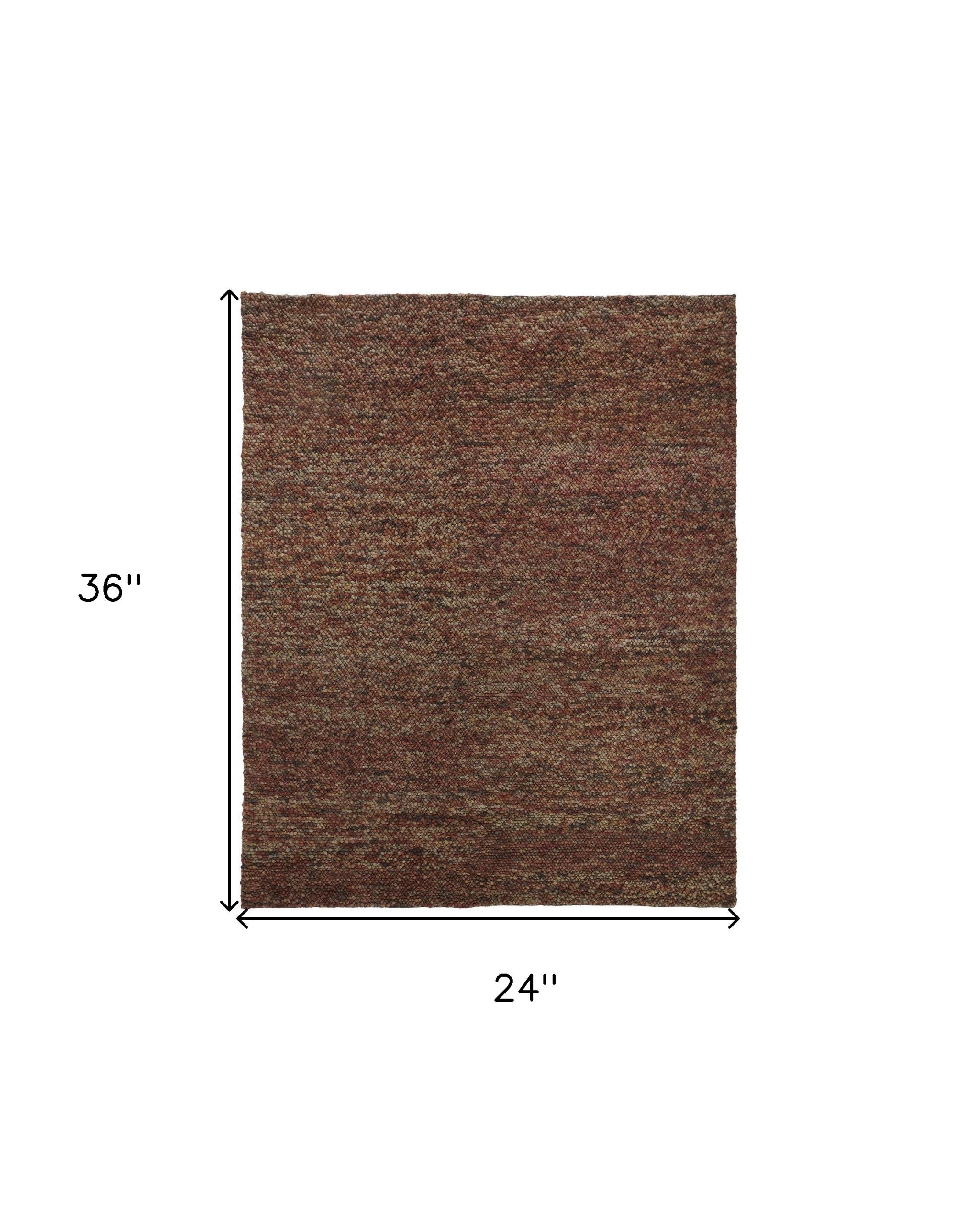 10' X 13' Gray Taupe And Black Wool Hand Woven Stain Resistant Area Rug