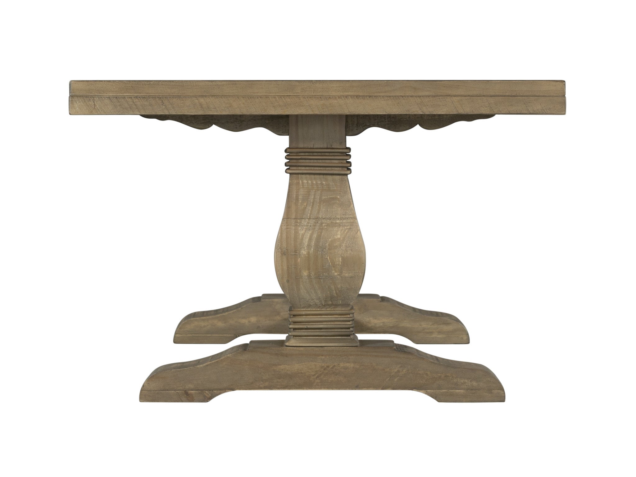 50 英寸再生天然實木矩形仿舊咖啡桌