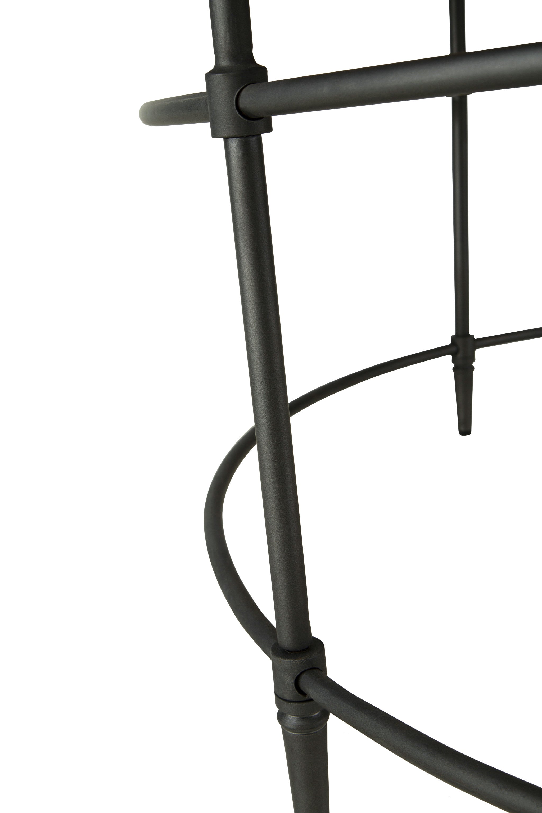 38 英寸黑色鄉村水洗芒果木圓形仿舊咖啡桌