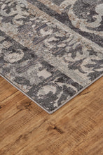 2' X 3' Gray Ivory And Taupe Abstract Stain Resistant Area Rug