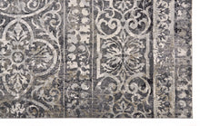 2' X 3' Gray Ivory And Taupe Abstract Stain Resistant Area Rug