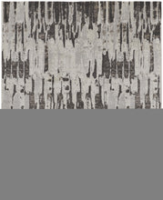 2' X 3' Ivory Brown And Gray Abstract Power Loom Stain Resistant Area Rug