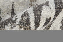 2' X 3' Ivory Brown And Gray Abstract Power Loom Stain Resistant Area Rug