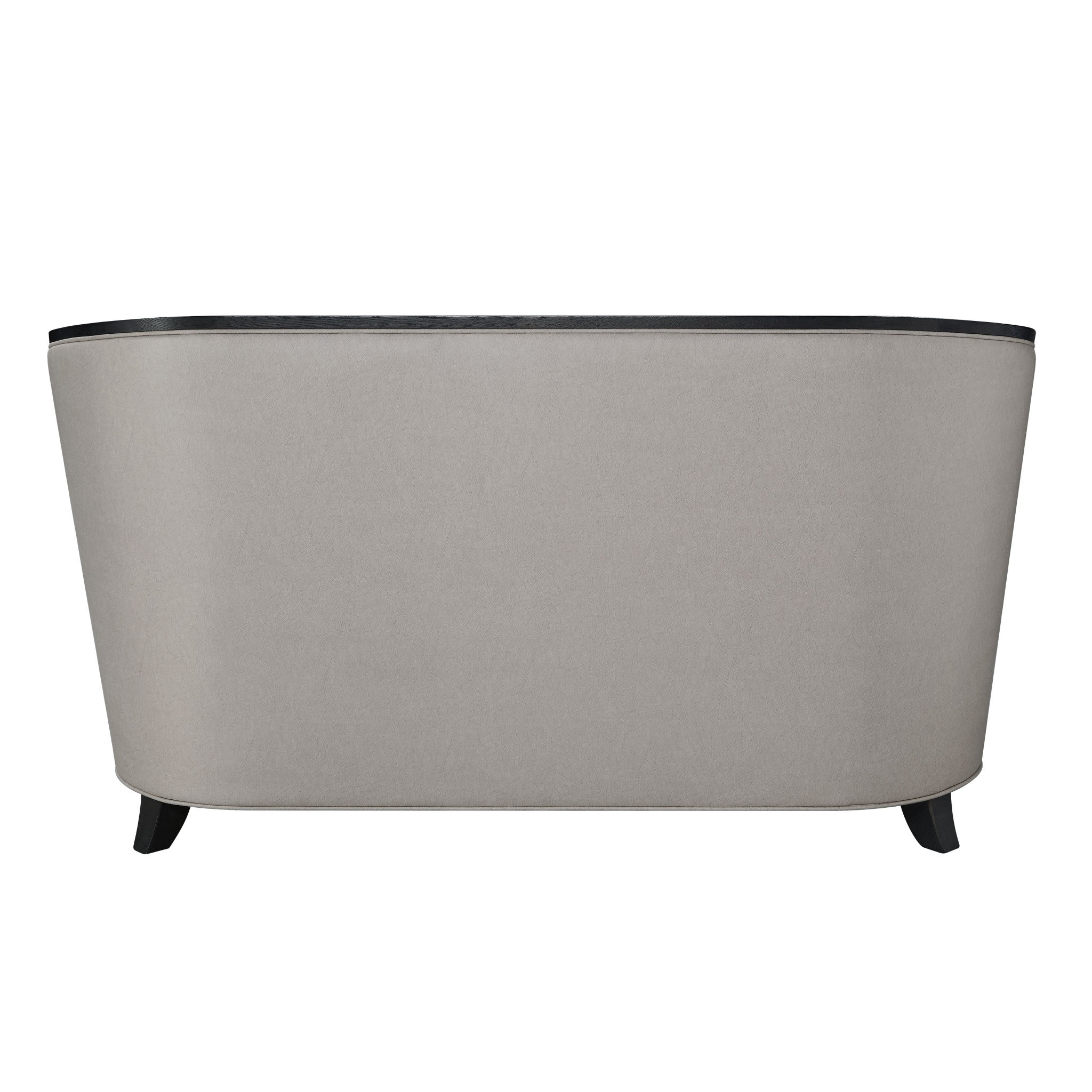 Beige Black Standard Love Seat 64"