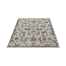5' X 7' Gray Floral Area Rug