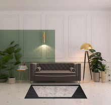 2' X 3' Red Floral Area Rug