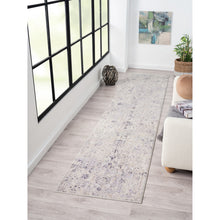 2' X 3' Gray Floral Area Rug