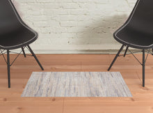 2' X 3' Gray Abstract Area Rug