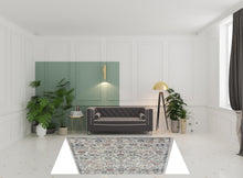 5' X 7' Ivory Floral Area Rug