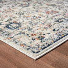 5' X 7' Ivory Floral Area Rug