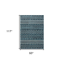 5' X 7' Beige Geometric Washable Area Rug