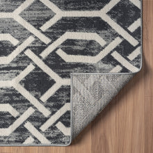 5' X 7' Gray Geometric Area Rug