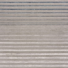 8' Ivory And Blue Abstract Runner Rug