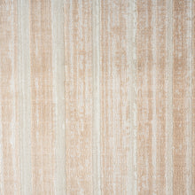 8' Beige Abstract Distressed Runner Rug