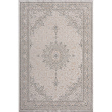 5' X 8' Gray Medallion Area Rug