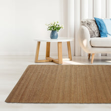 Green Abstract Hand Woven Non Skid Area Rug - 5' x 8'