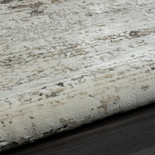 4' X 6' Beige Abstract Distressed Area Rug