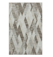 4' X 6' Gray Geometric Area Rug