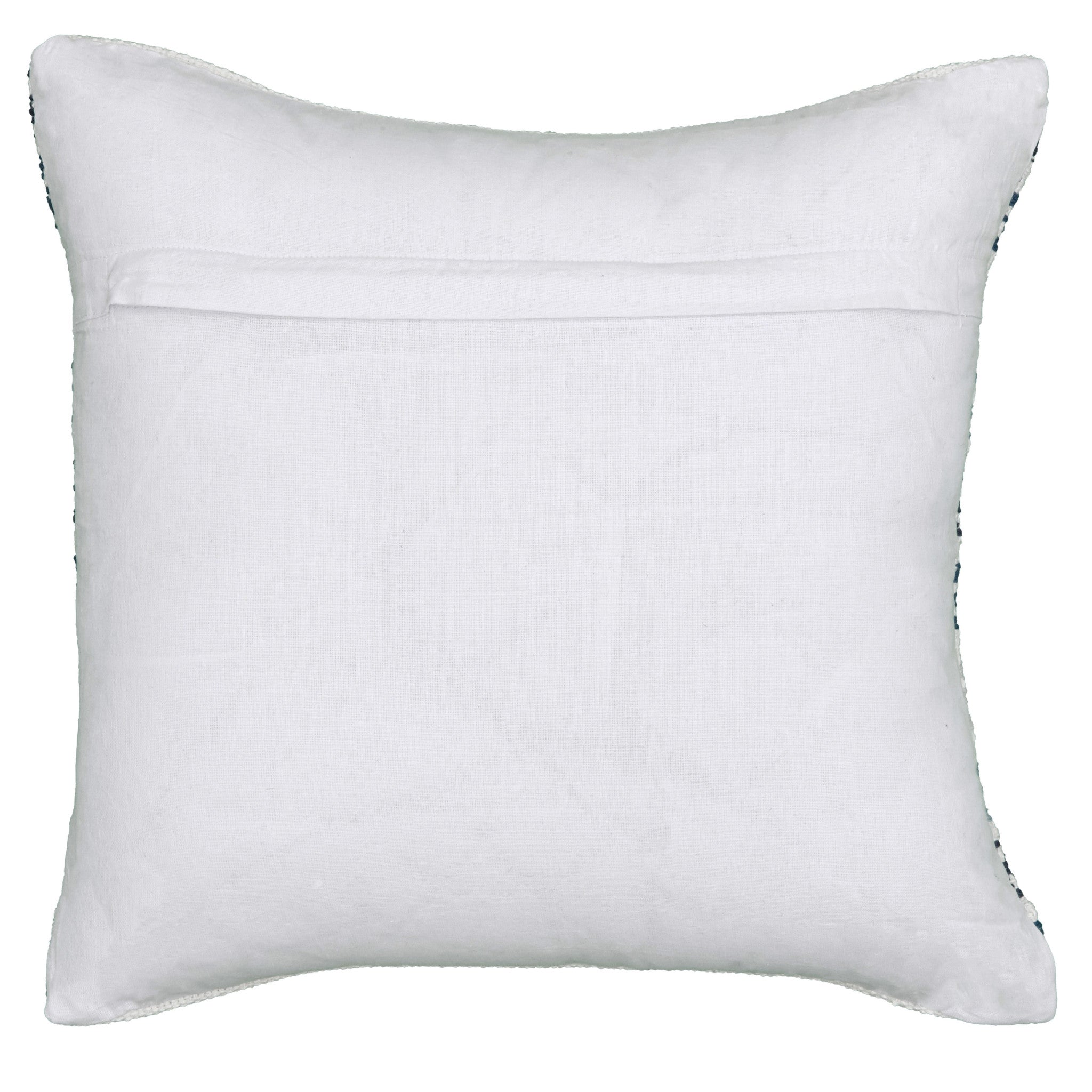 Set Of Two 18" X 18" White Chevron Zippered 100% Cotton Throw Pillow