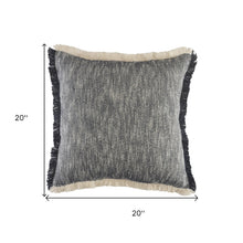 Blue Abstract Zippered 100% Cotton Throw Pillow Set Of Two - 20