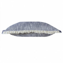 Blue Abstract Zippered 100% Cotton Throw Pillow Set Of Two - 20