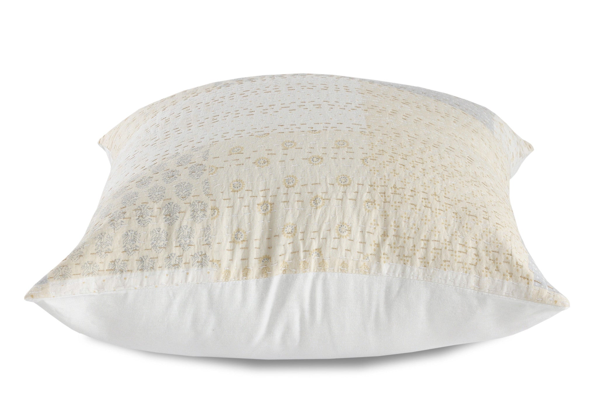 Set Of Two 20" X 20" Pink Patchwork Zippered 100% Cotton Throw Pillow