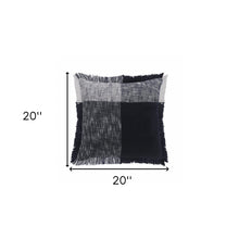 兩個 20 英寸 X 20 英寸藍色格子拉鍊 100% 棉抱枕