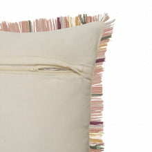 Pink Plaid Zippered 100% Cotton Throw Pillow Set Of Two - 20