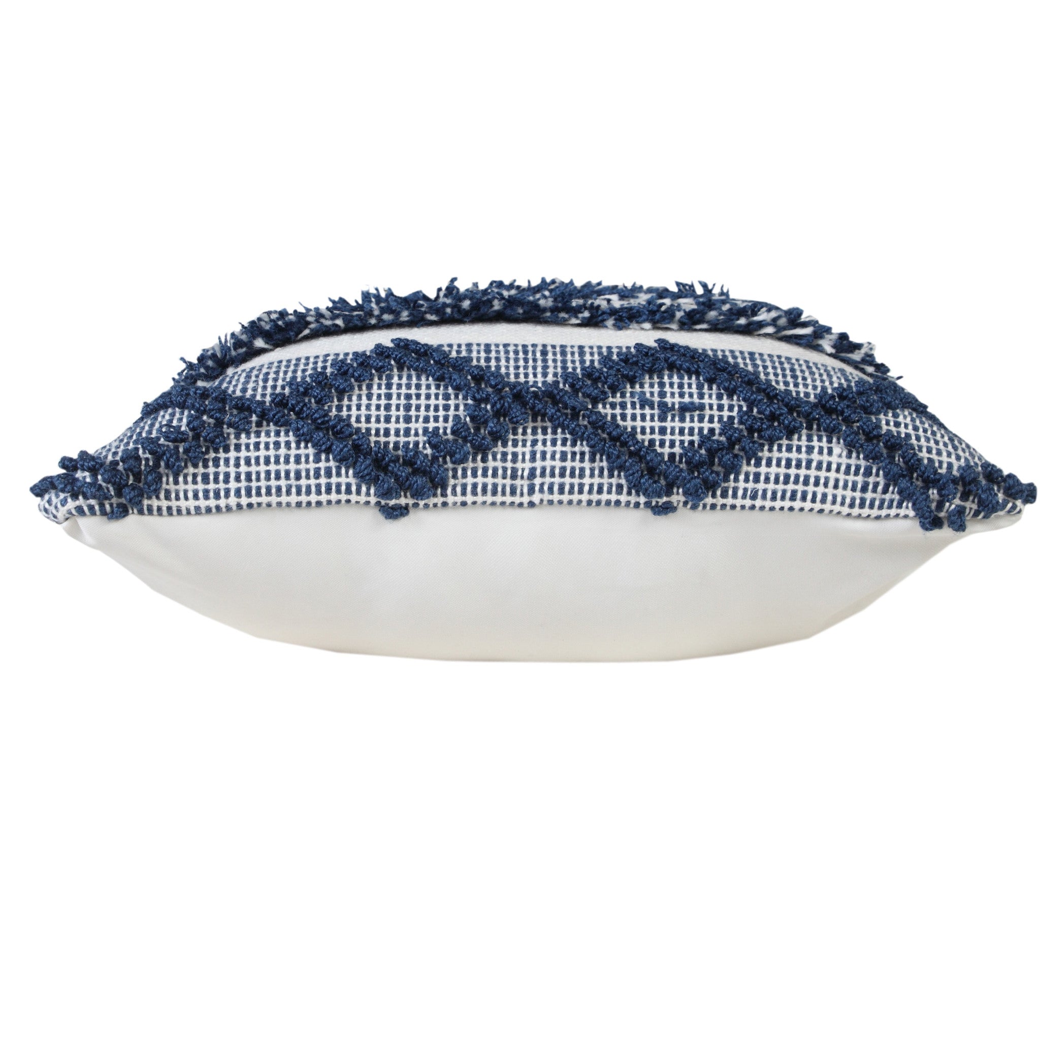 Set Of Two 20" X 20" Blue Coastal Zippered Polyester Throw Pillow