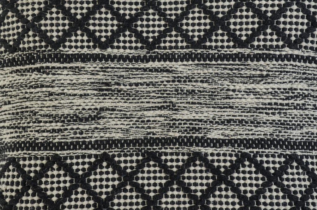 Set Of Two 20" X 20" Tan Geometric Zippered 100% Cotton Throw Pillow