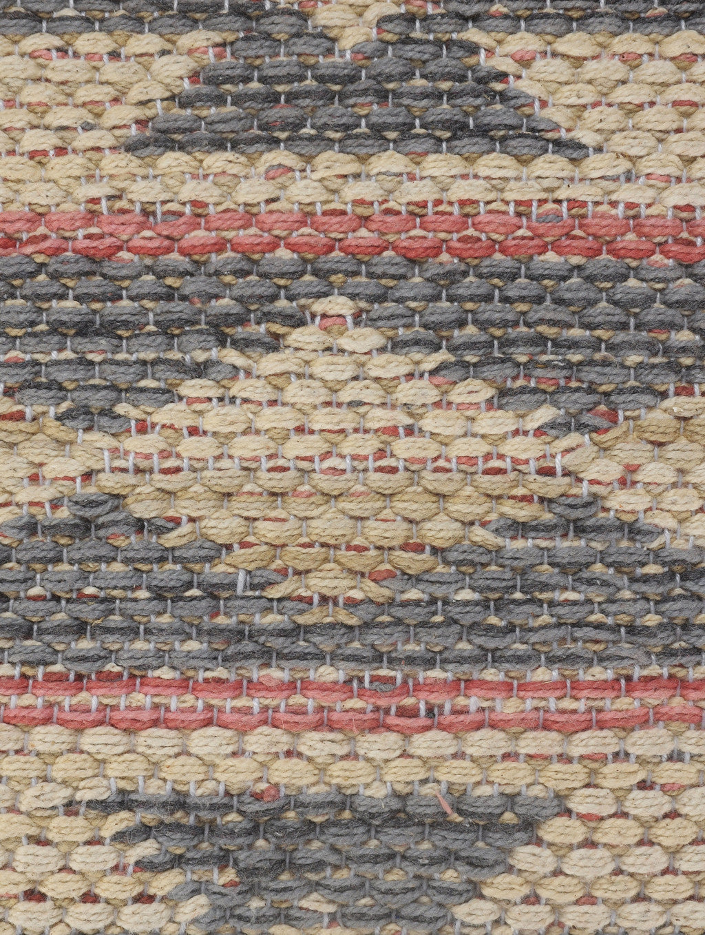 Set Of Two 18" X 18" Blue Cream And Red Geometric Zippered 100% Cotton Throw Pillow