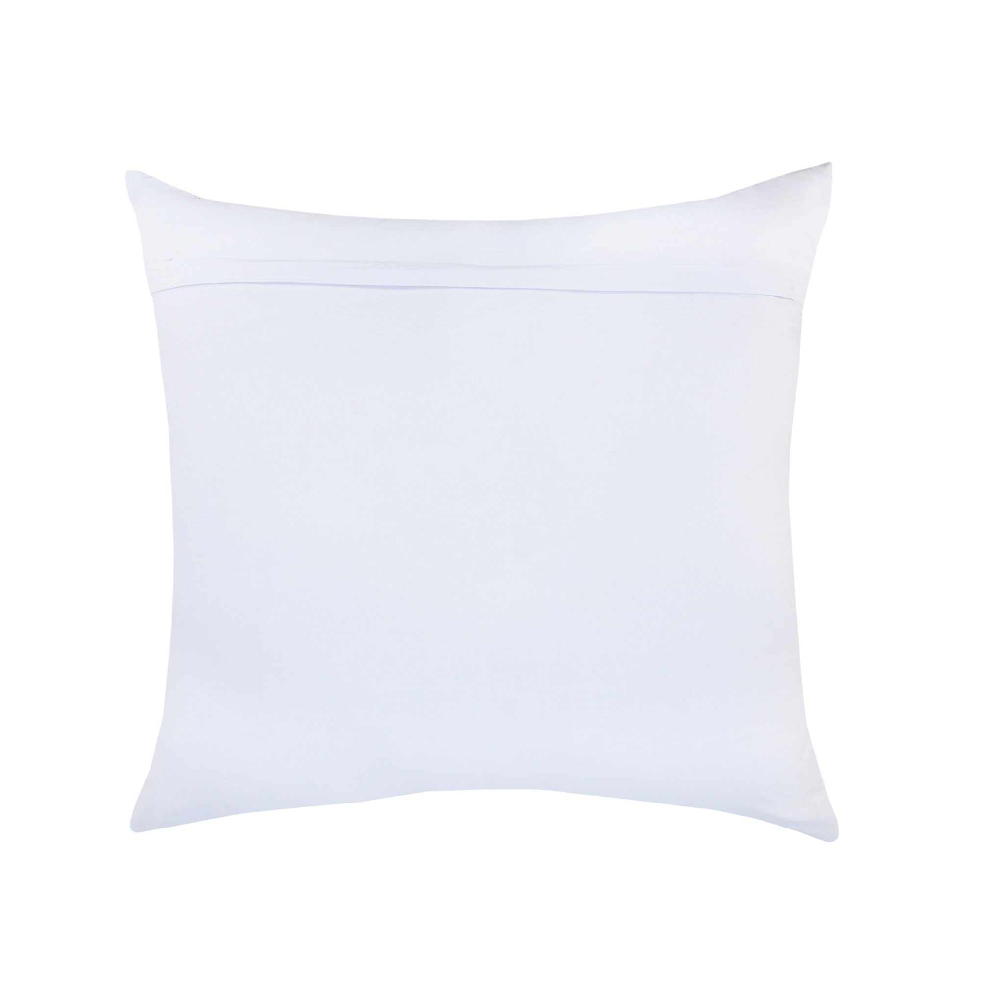 Set Of Two 18" X 18" Yellow Striped Zippered 100% Cotton Throw Pillow