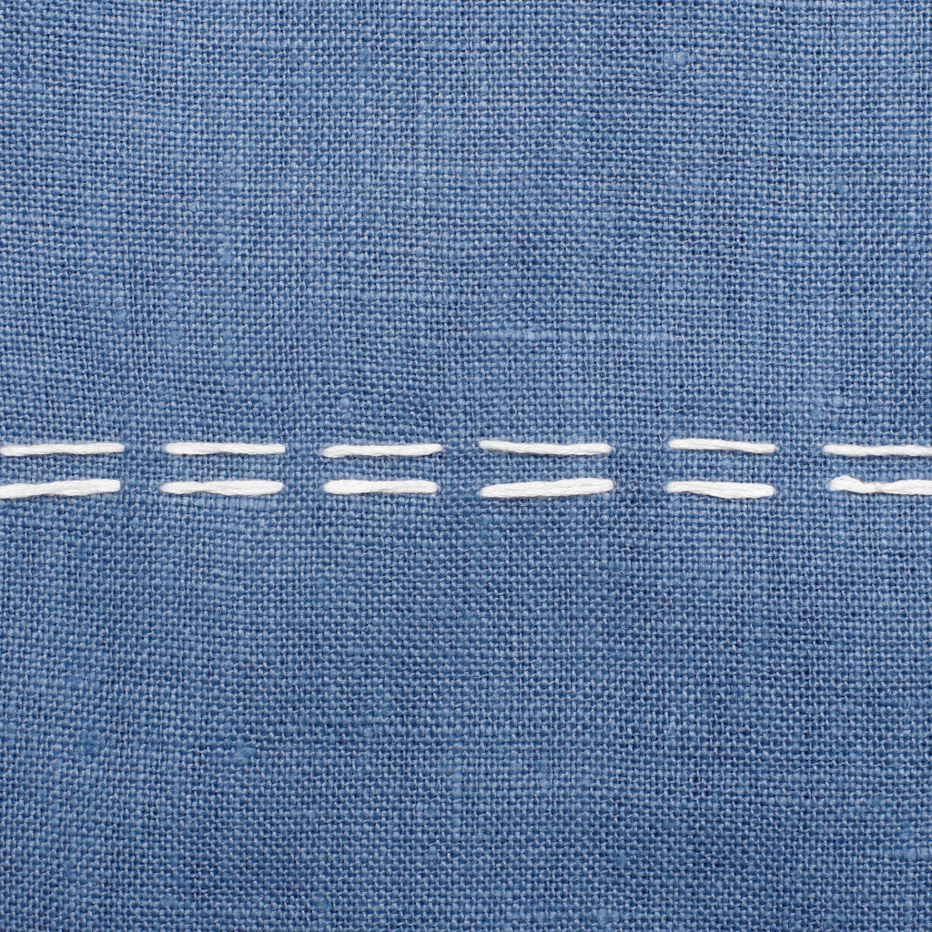 Set Of Two 20" X 20" Gray Striped Zippered Linen Throw Pillow