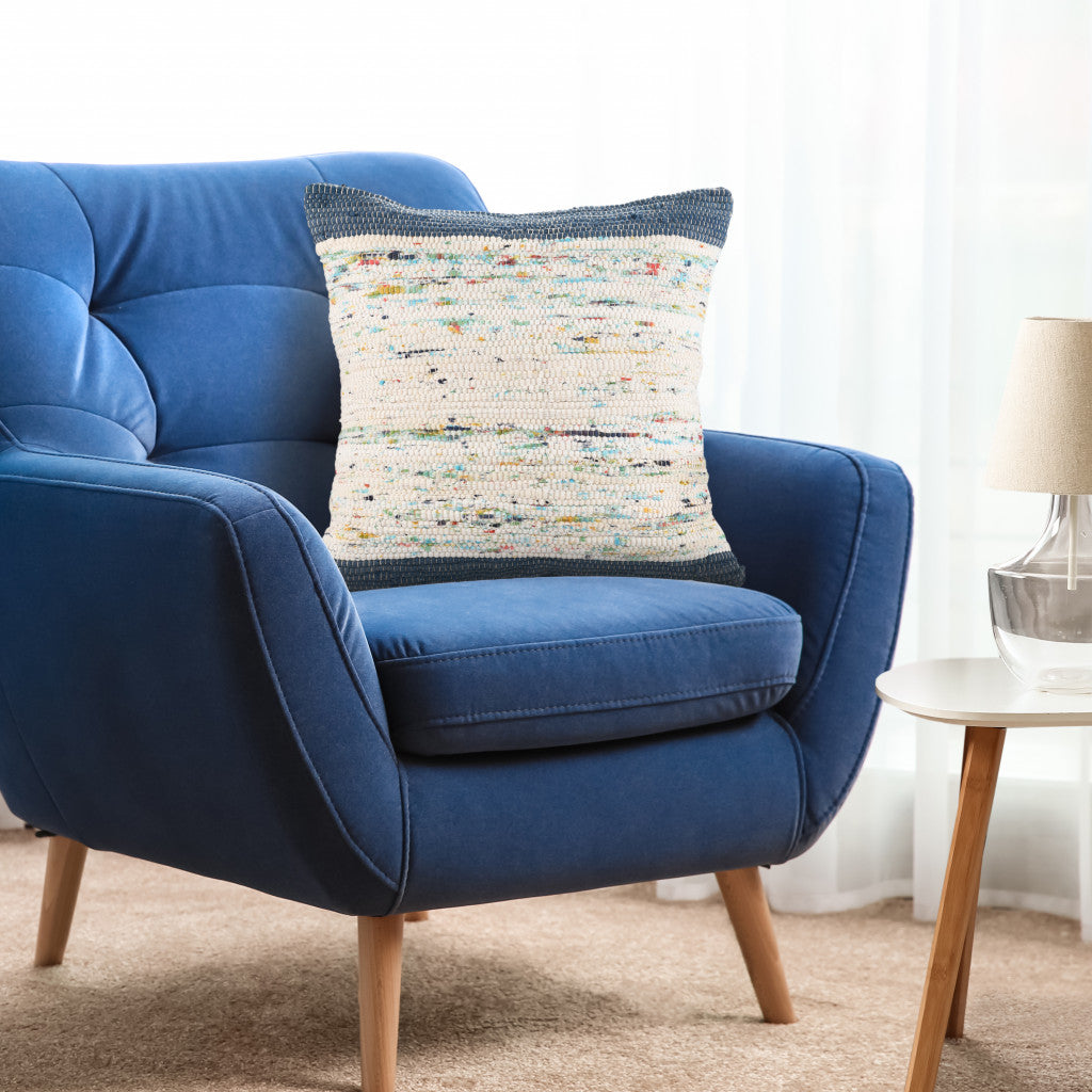 Set Of Two 20" X 20" Brown Abstract Zippered 100% Cotton Throw Pillow