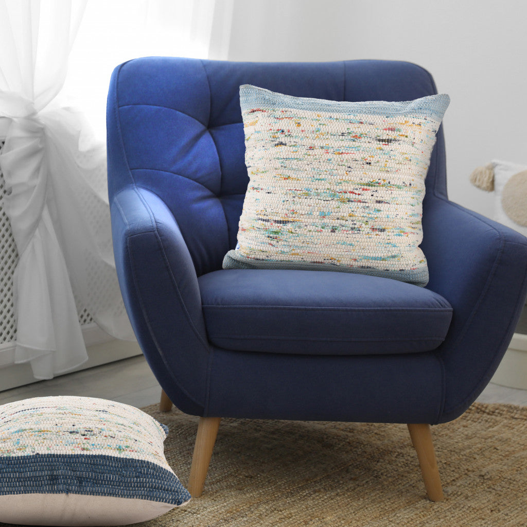 Set Of Two 20" X 20" Brown Abstract Zippered 100% Cotton Throw Pillow