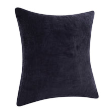 Purple Solid Color Zippered 100% Cotton Throw Pillow Set Of Two - 20