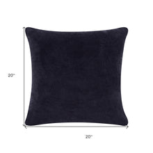 Purple Solid Color Zippered 100% Cotton Throw Pillow Set Of Two - 20