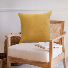 Purple Solid Color Zippered 100% Cotton Throw Pillow Set Of Two - 20