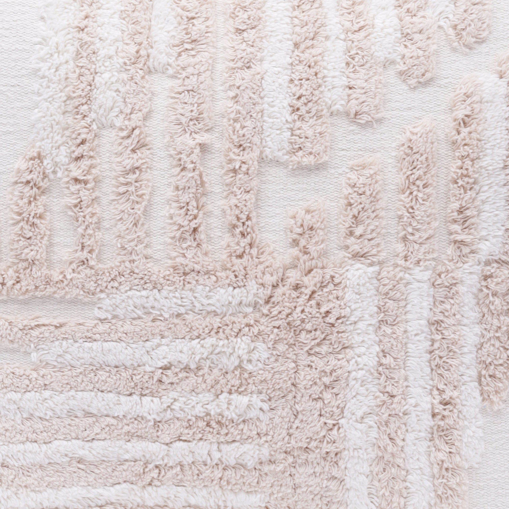 Set Of Two 22" X 22" Purple Striped Zippered 100% Cotton Throw Pillow