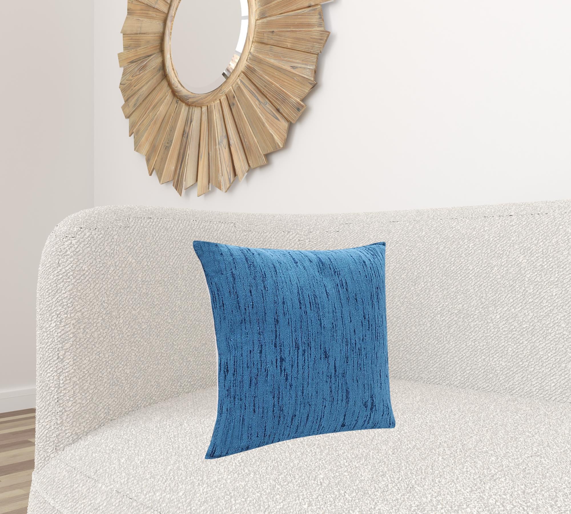 Black Solid Color Zippered Linen Throw Pillow Set Of Two - 20" x 20"