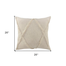 Gray Geometric Zippered 100% Cotton Throw Pillow Set Of Two 20