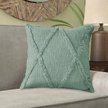 Gray Geometric Zippered 100% Cotton Throw Pillow Set Of Two 20