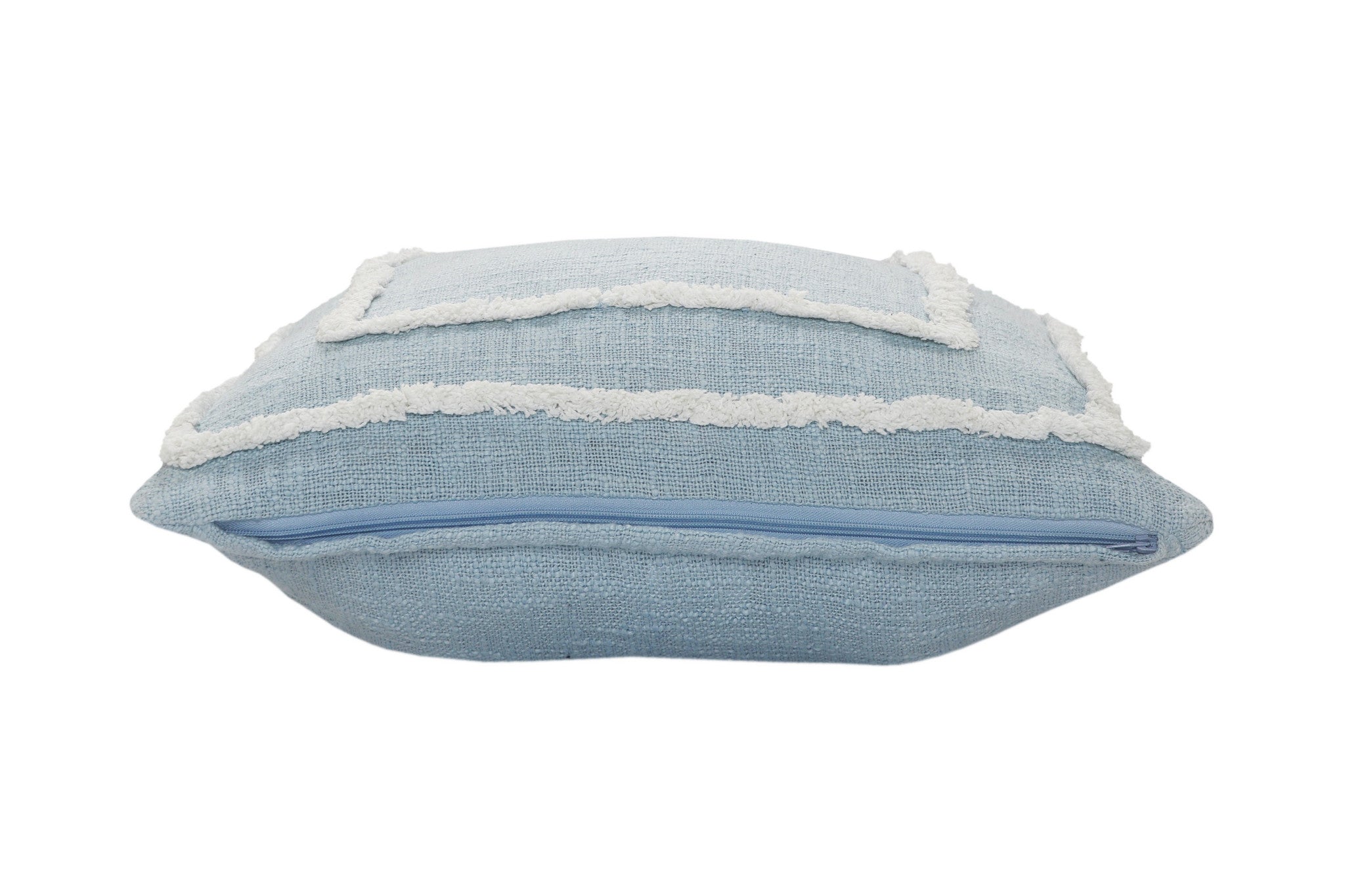 Black Geometric Zippered 100% Cotton Throw Pillow Set Of Two 20" X 20"