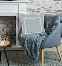 Black Geometric Zippered 100% Cotton Throw Pillow Set Of Two 20